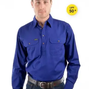 Thomas Cook-Mens-Hard Slog-Half  Placket-Cotton Shirt