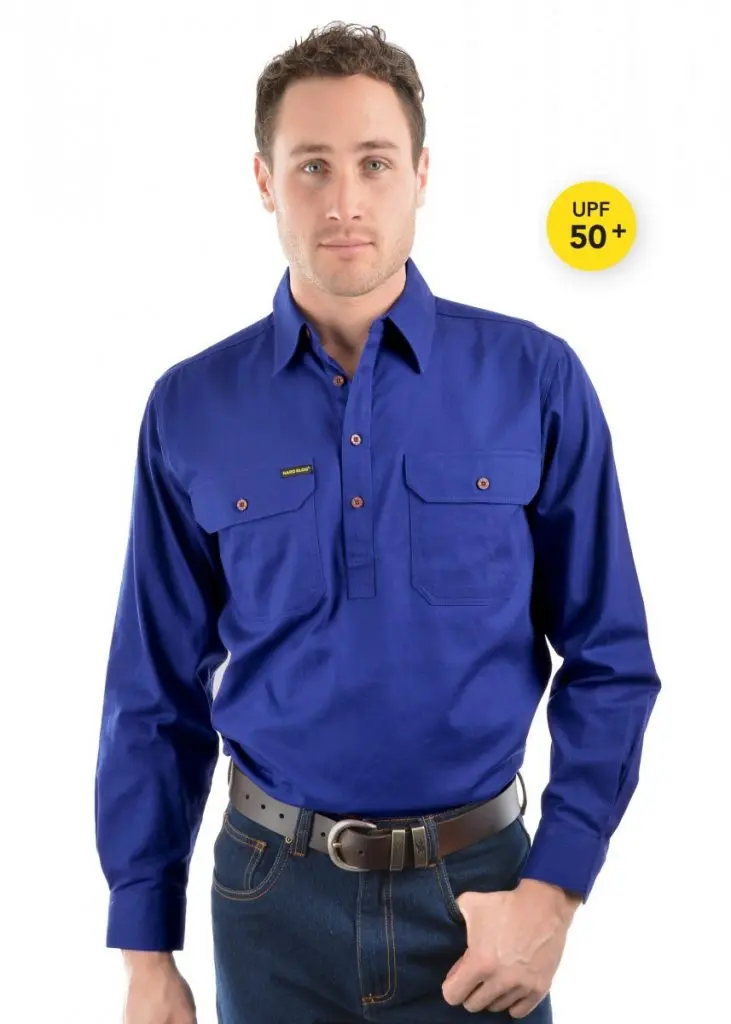 Thomas Cook-Mens-Hard Slog-Half  Placket-Cotton Shirt