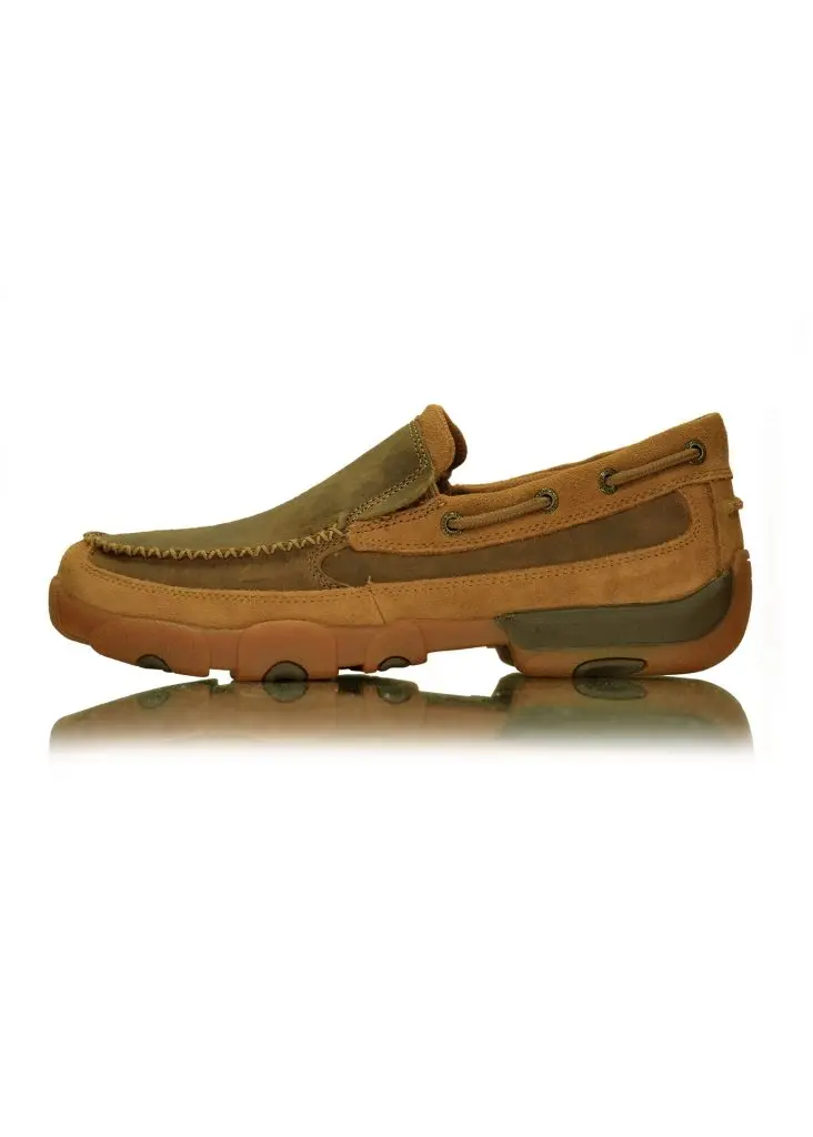 Twisted X- Mens- Classic Tancell Stretch Slip on- Tan