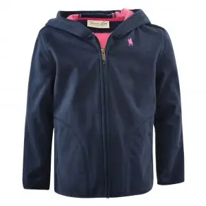 Thomas Cook-Girls-Zip Thru Fleece Jacket-Dark Navy