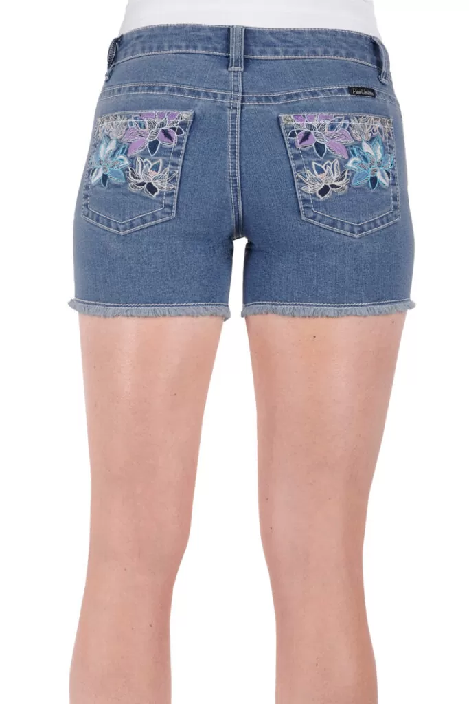 IND23 - TC - Wms Pure Western 'Audrey' Denim Shorts
