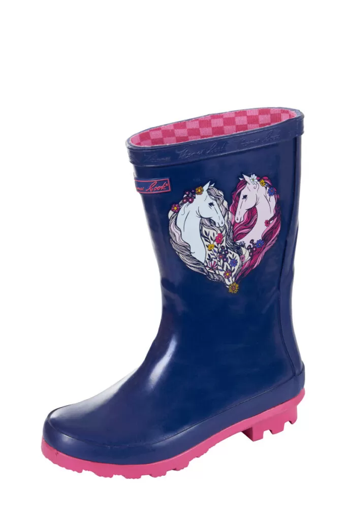IND24 - THOMAS COOK Kids Horse Heart Gumboot