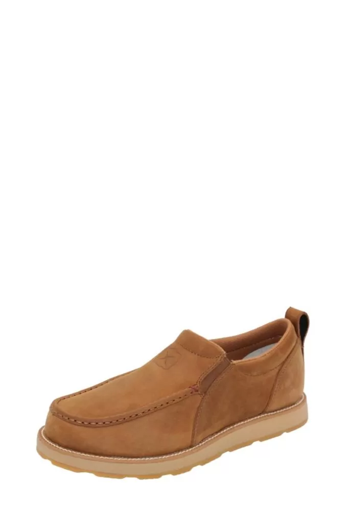 IND24 - TC - TX Mns Cellstretch Wedge Slipon - Lion Tan