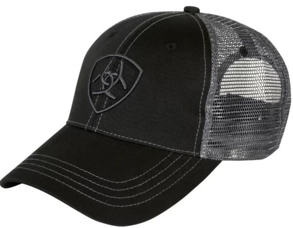 Ariat Trucker Cap - Black / Charcoal