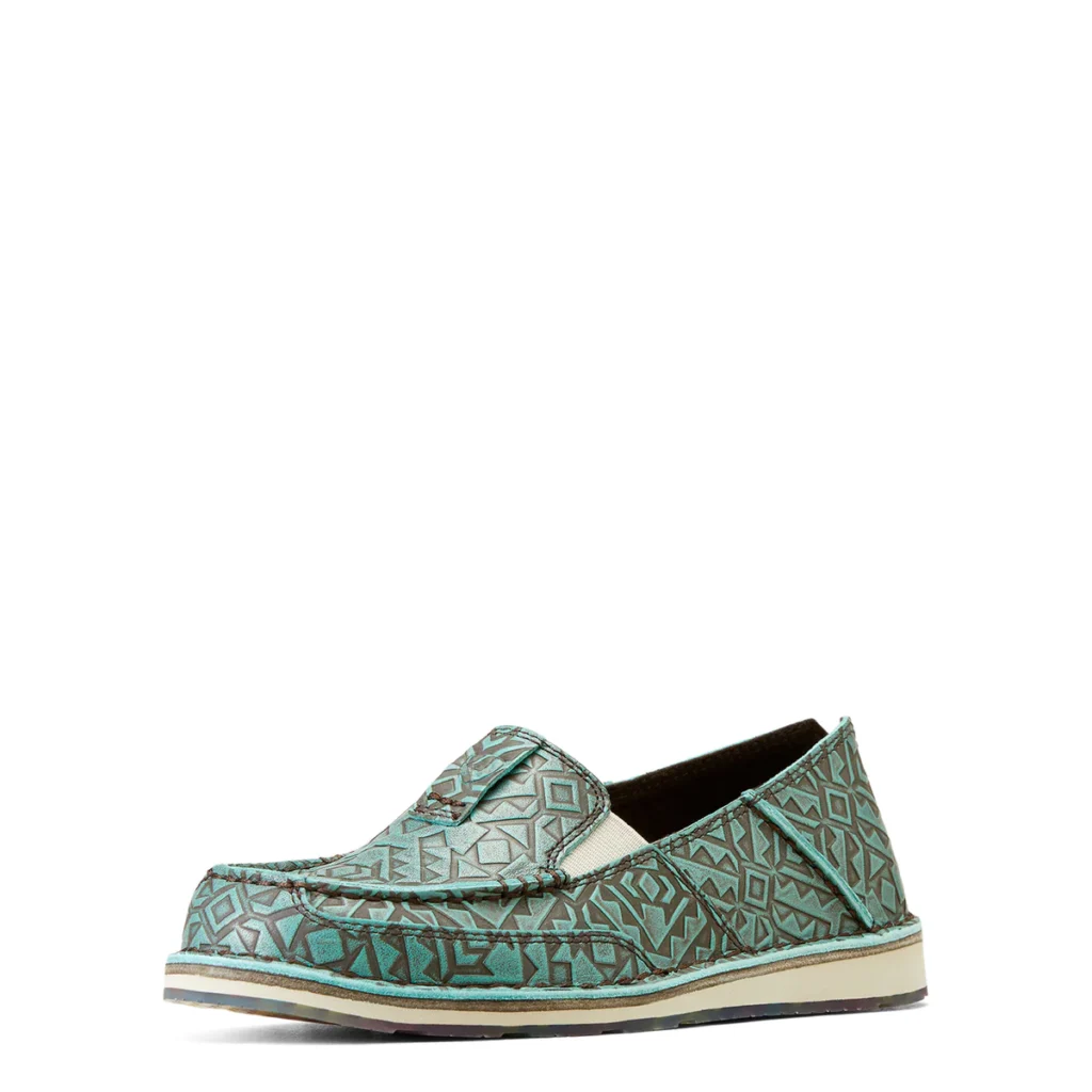 IND23 - JCA - Ariat Wms Cruiser - Turquoise Blanket Emboss