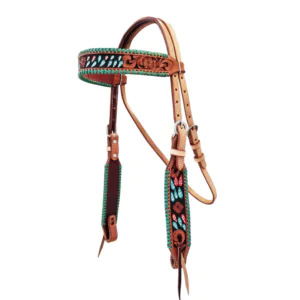 STC - Fort Worth Cactus Turquoise Headstall
