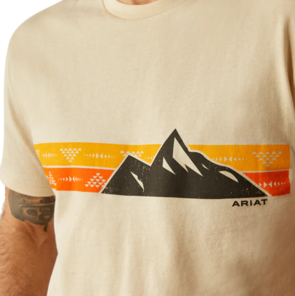 ARIAT - Men's Southwest Mountain Stripe T-Shirt - Image 4