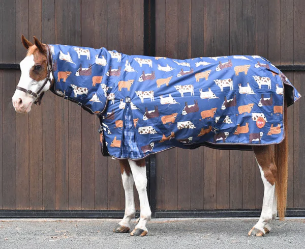 `Kozy 1200D Ripstop Combo - Navy Cows
