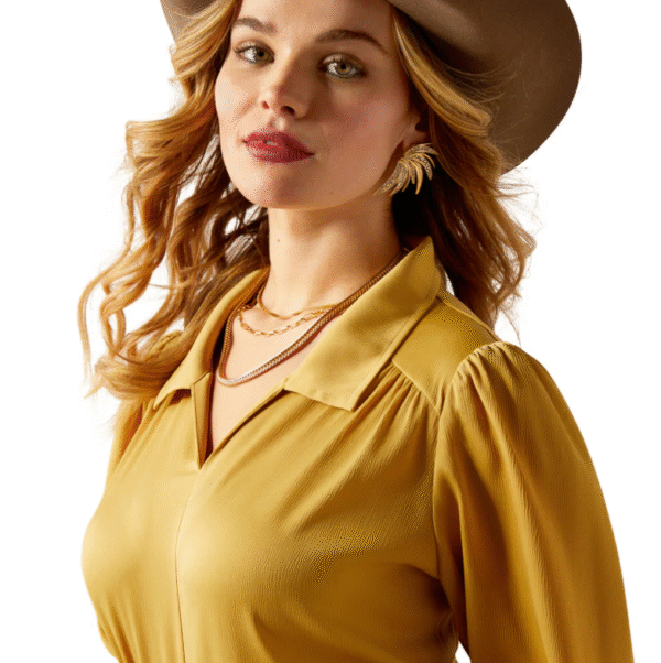 Ariat Womens Shimmer LS Top - Image 4