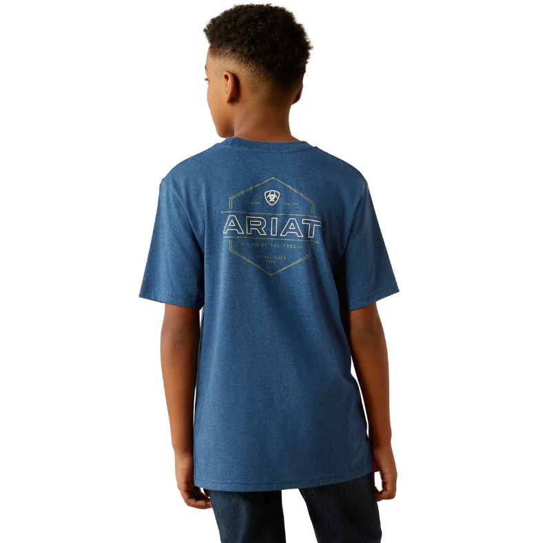 Ariat - Boy's Line Frame Hex T-Shirt