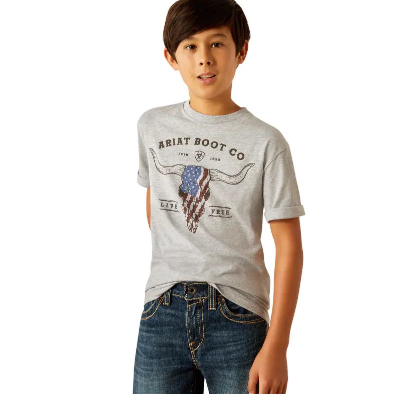 Ariat - Boys Long Live Freedom T-Shirt