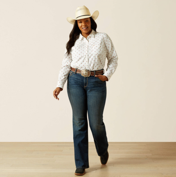 Ariat Womens Mid Rise Sonia Boot Cut Jean - Image 6