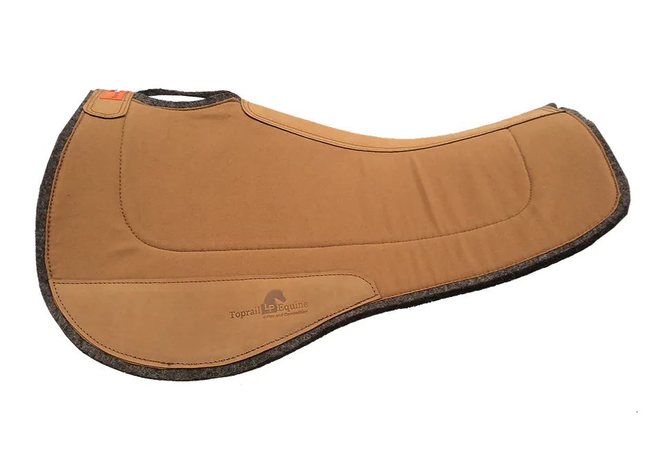 Toprail Equine - Contoured Wool Pads - 12mm