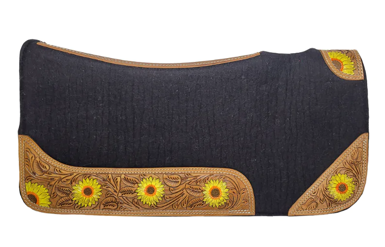 Oregon Sunflower Wool Felt Pad