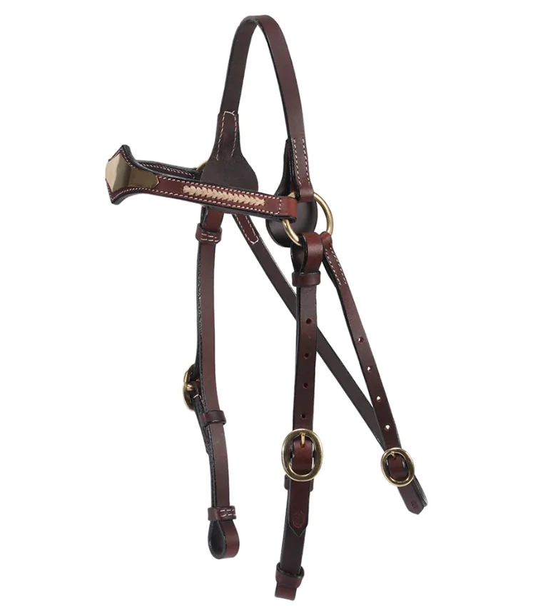 Fort Worth - Shaped Barcoo Brass Bridle