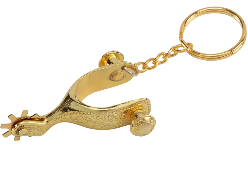 Gold Spur Key Ring