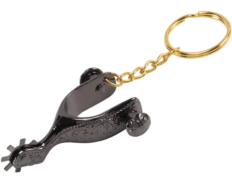 Black Spur Key Ring