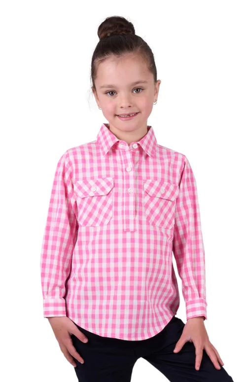 Hard Slog - Kid's Melly 1/2 Plkt LS Shirt