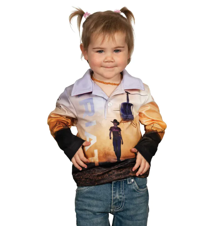 Ariat Kid's Fishing Shirt - Outback Cowgirl