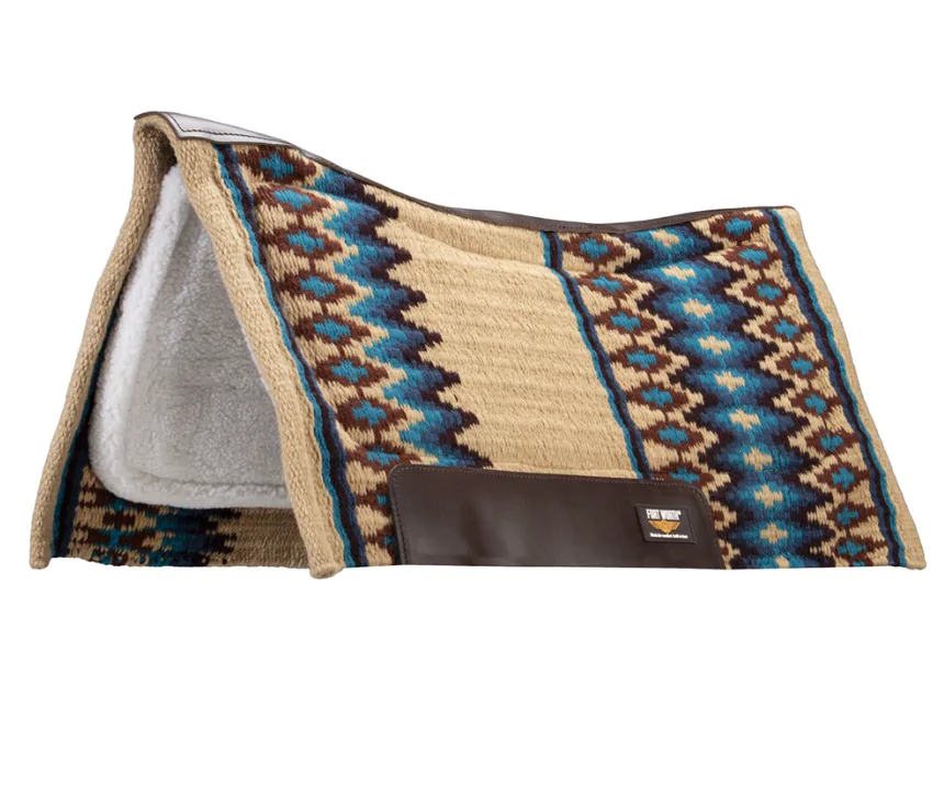 Fort Worth Fleece Lined Saddle Pad Mustard - 33" x 35"