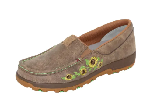 Twisted X Women's Sunflower Cell Slip On
