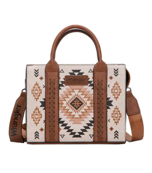 Wrangler Talia Aztec Crossbody Bag - Natural