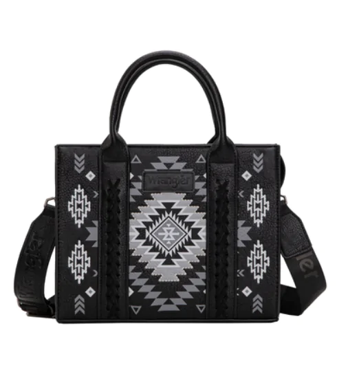 Wrangler Talia Aztec Crossbody Bag - Black