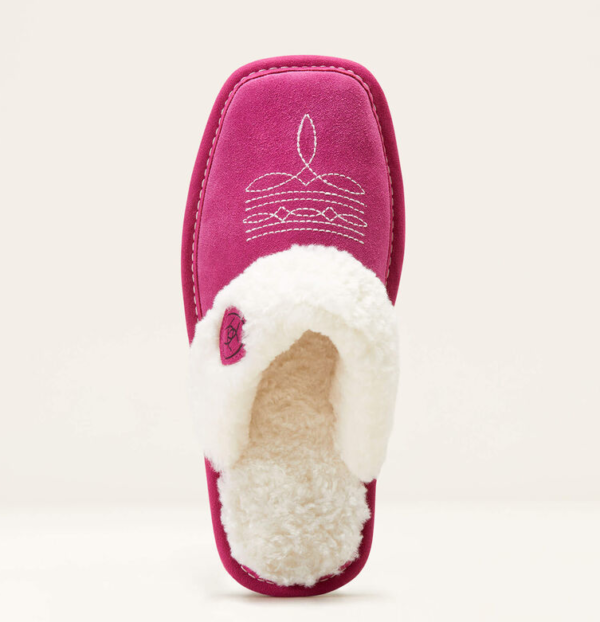 Ariat Women's Jackie Square Toe Slipper - Very Berry Pink - Image 4