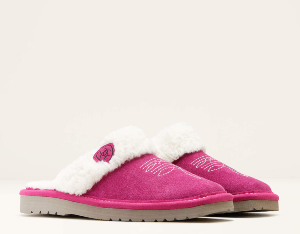 Ariat Women's Jackie Square Toe Slipper - Very Berry Pink - Image 6