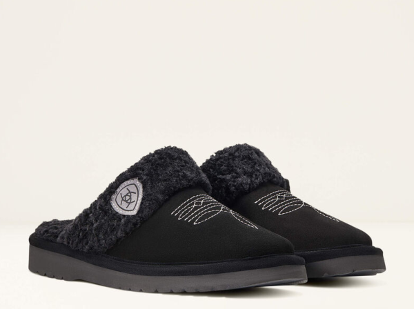 Ariat Women's Jackie Square Toe Slipper - Black - Image 5
