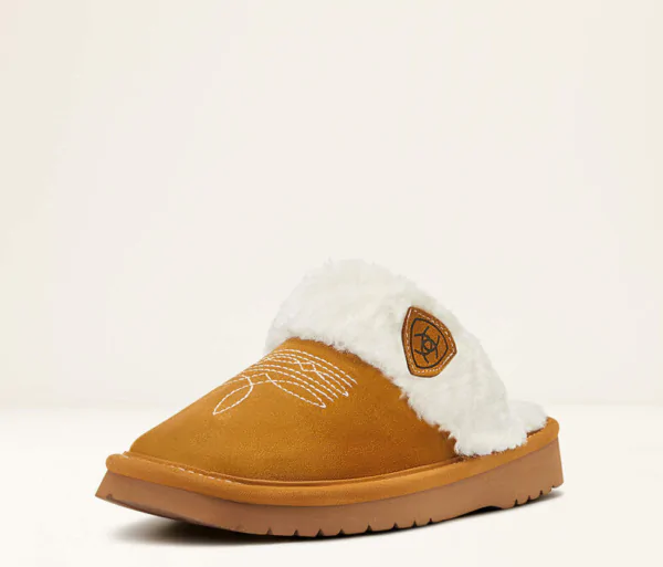 Ariat Women's Jackie Square Toe Slipper - Chestnut