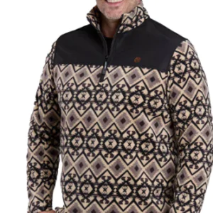 Roper Mens Outerwear Pullover Black
